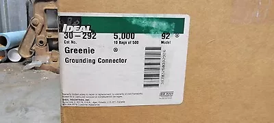 Box Of 5000 Ideal Greenie Grounding Connectors 30-292  Model 92 Wing Nuts • $359