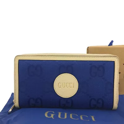 Unused GUCCI Off The Grid GG Logo Nylon Zip Around Long Wallet/3X0478 • $250