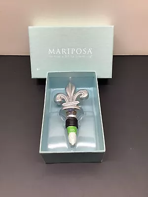 Mariposa Fluer Di Les Wine/Bottle Stopper 100% Recycled Aluminum Mexico #2820 • $27.99