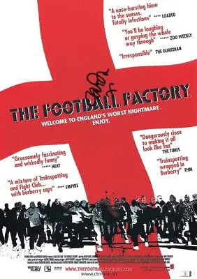 The Football Factory PP SIGNED 12  X 8  POSTER DANNY DYER • £9.99