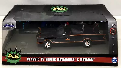 2020 Jada CLASSIC TV SERIES 1966 BATMOBILE 5  And Figure 1:32 Batman Car NEW • $28.95