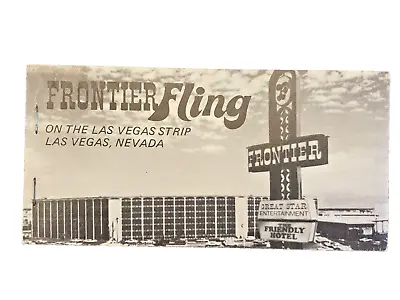 Ticket Coupon Book Frontier Hotel Casino Las Vegas NV Memorabilia 1979 Vintage • $11.57
