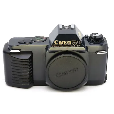 Canon T50 T-50 SLR Camera SLR Enclosure Body Canon FD 35mm Analog Film • £36.86