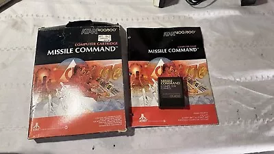 Missile Command Atari 400/800 Complete In Box Tested Working SEE PICS • $13.48