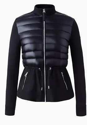 Mackage Joyce Hybrid Jacket With Peplum Black  Size L . • $288
