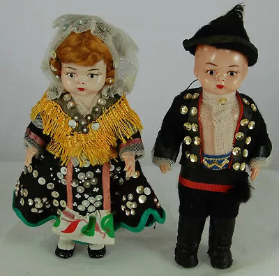 2 Vintage Collectable Dolls National Costume Boy & Girl  • £18