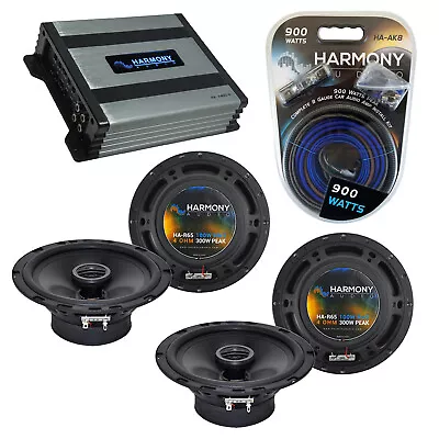 Pontiac Vibe 2009-2010 Factory Speaker Upgrade Harmony (2) R65 & HA-A400.4 Amp • $195.99