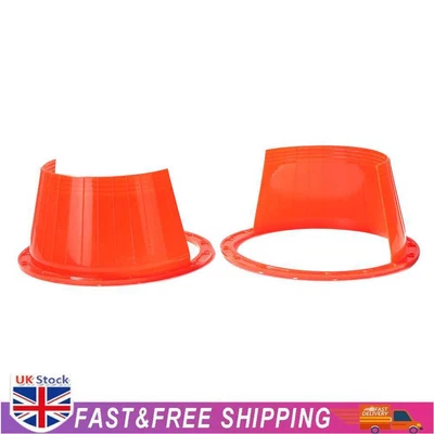 £5.49 • Buy 1 Pair Auto Interior 6.5 Inch Car Audio Speaker Ring Waterproof Cover Protector