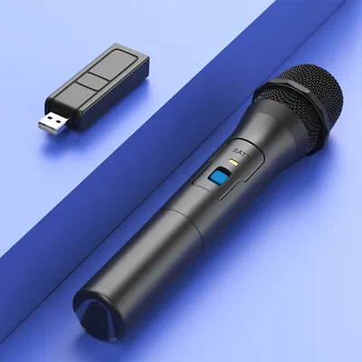 Professional VHF Wireless Microphone Handheld Mic System Karaoke USB 3.5/6.35mm • $11.57