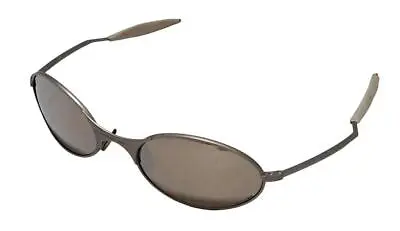 Oakley Sunglasses T-Wire Titanium Metal Frame Mirror Lens Tea Wire E-Wire Used • $424.17