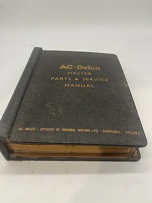 1950’s AC-Delco GMH Holden Master Parts & Service Manual Workshop  • $169.99