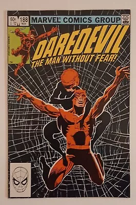 Daredevil 188 (The Widow's Bite!) Frank Miller 1982 • £7.24