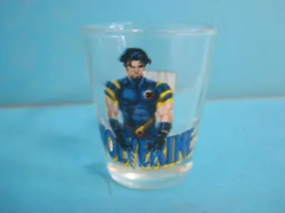 Awesome Marvel Wolverine 2003 Shot Glass 2.5  Clear Glass Logan X-men Comic Rare • $15.99