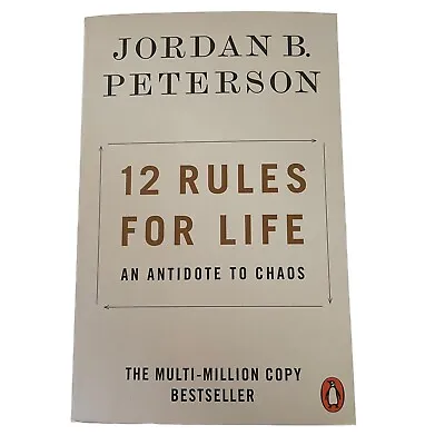 12 Rules For Life By Jordan B Peterson PB 2019 An Antidote To Chaos Self Help • $19.99