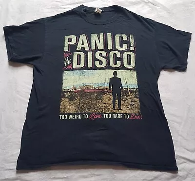 Panic At The Disco Too Weird To Live Adult T Shirt Large • £8.99