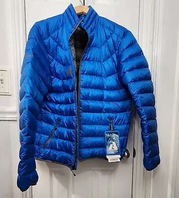 NWT Mens Blue Eddie Bauer First Ascent Down Sweater Puffer Jacket Sz L • $150