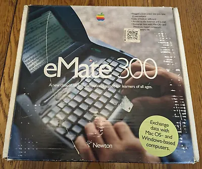 RARE Apple Newton EMate 300 With Original Box And Accessories Laptop UMPC • £482.09