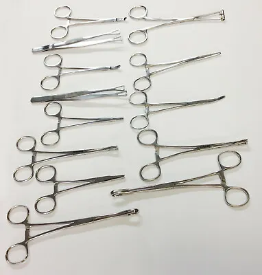 £6.99 • Buy Surgical Instruments Art Body Piercing Tools Tongue Belly Septum Nose Lip Ear UK
