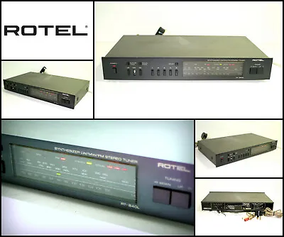 Vintage ROTEL RT-840L 3 Band Synthesizer Stereo Tuner With Ferrite Antenna • $90