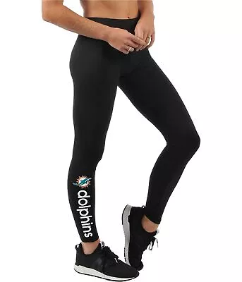 G-III Womens Dolphins Casual Leggings Black Small • $9.99