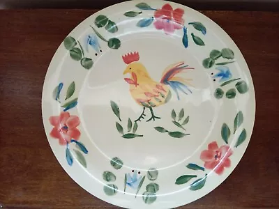 Elegant Dining Rooster Chicken 10 1/2  Dinner Plate Hand Painted • $4.50