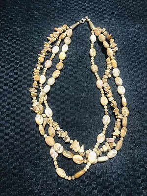 Vintage Estate Jewellery-beaded Necklace Gemstone • $24