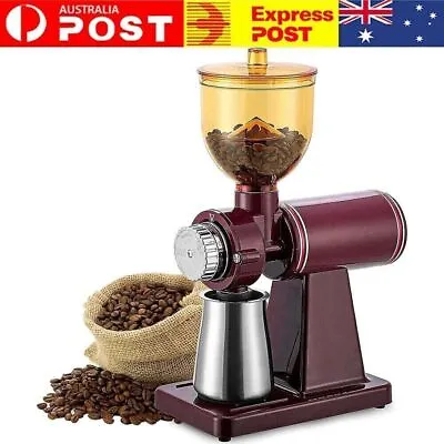 Electric Coffee Grinder Stainless Steel Automatic Burr Mill Espresso Bean Grind • $64.99