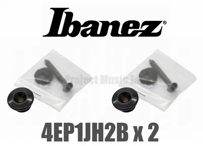 Ibanez 4EP1JH2B Black Guitar Strap Buttons X 2 (1 Pair) Strap Pin New • $28.92