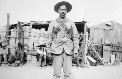 Picture Photo Pancho Villa Mexican Bandoliers José Doroteo Arango Arámbula 7727 • $5.95