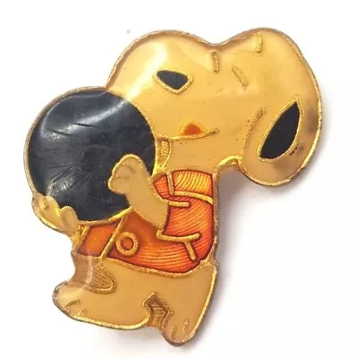 Vintage Charlie Brown & Snoopy Bowling Collectible Enamel Pin Authentic Rare • $11.27