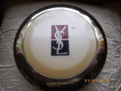 Ysl St Yves Saint Laurent Vintage Powder Compact Used Perfume  Makeup Mirror Bag • £0.99