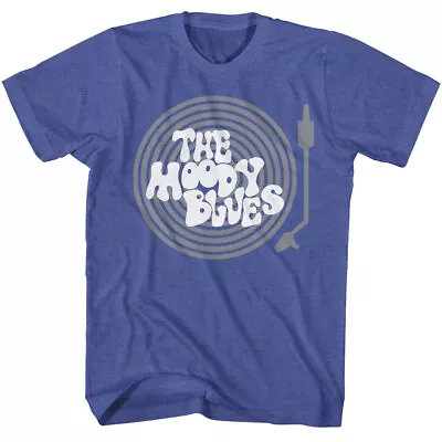 The Moody Blues T-Shirt Mens Record Turntable Classic British Rock Music Royal • $29.99