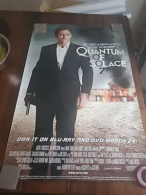 007 Quantum Of Solace 2008 Blockbuster  Movie Poster 27x40 Rare  • $32.71