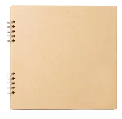 MUJI Craft Double Ring Journal - 20 Pages 210x210mm Japan • $9.99