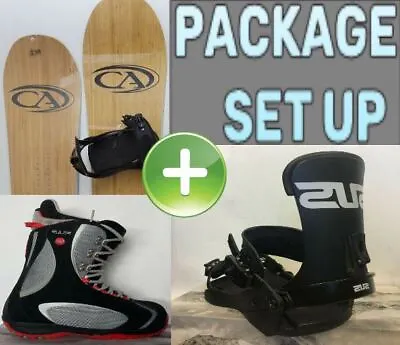 160 CM Freestyle All Mountain Snowboard PACKAGE CA '22 Hybrid W Camber/Rocker • $399