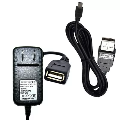 7-FEET Charger AC Adapter + USB Cable For MOTOROLA MBP36S Wireless Baby Monitor • $12.95