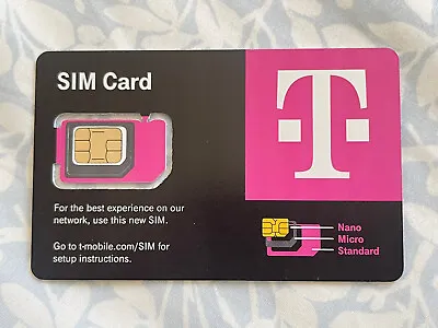 T-Mobile Triple SIM Card 3-In-1 Nano Micro 5G 4G LTE New • $3.79