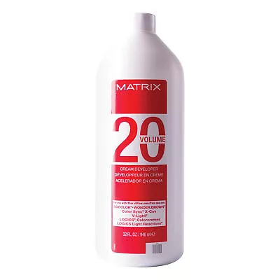 Matrix Cream Developer 20 Volume Socolor Color Sync X-Cov V-Light Logics 32oz • $22.68