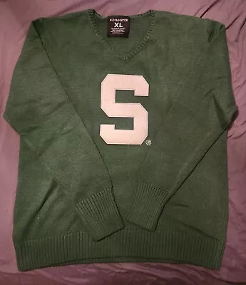 Michigan State Alma Mater Sweater Size L • $13