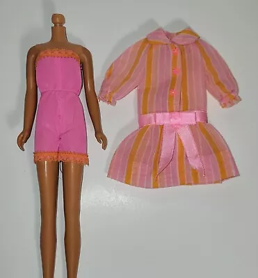 1969 Vintage FRANCIE Barbie #1225 SNAZZ 🌼 ~ 2 Pc Dress & TLC Romper  • $36