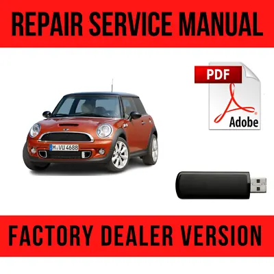 Mini Cooper + S 2006-2013 Factory Repair Manual USB • $16.49