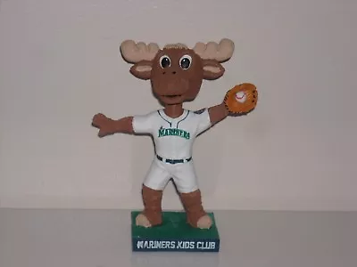 MARINER MOOSE Seattle Mariners Mascot Bobble Head 2017 Kid's Club Edition New* • $69.95