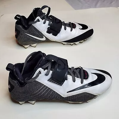 Nike CJ Elite 2 TD Football Cleats RARE Calvin Johnson Megatron Men’s Size 10.5 • $50.99