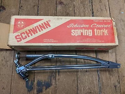 NOS 54 790 Vintage Schwinn AS Approved Cruiser Springer Fork 26  Balloon Bikes • $500