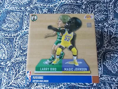 LARRY BIRD Celtics MAGIC JOHNSON Lakers Bobblehead FOCO NIB • $299