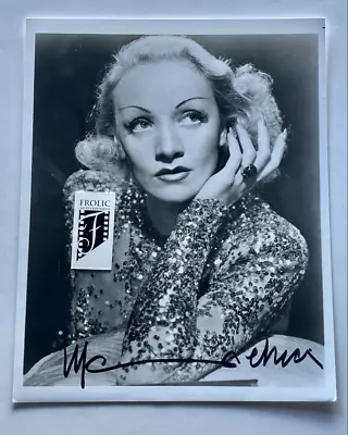 MARLENE DIETRICH Signed B & W Photo PSA Sticker & ACA Certified (COA) Super Star • $327.14