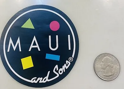 Maui And Sons Surfing Sticker! Rare! Authentic! Original! • $7