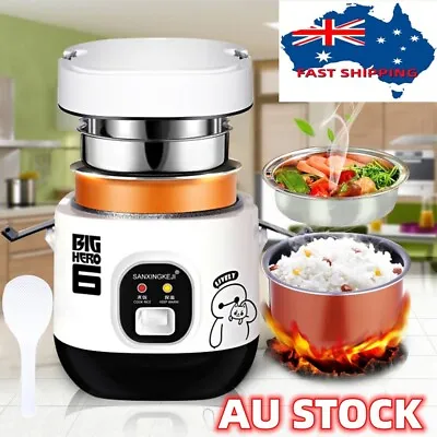 1.2L Electric Mini Rice Cooker Portable Non-Stick Small Household Cooking Pot AU • $32.49