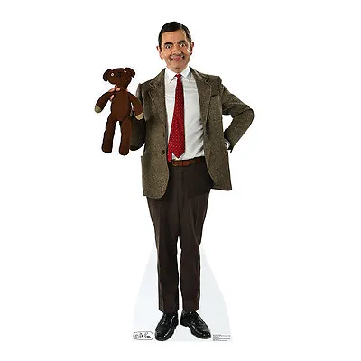 MR. BEAN WITH TEDDY Rowan Atkinson BBC CARDBOARD CUTOUT Standup Standee Poster • $49.95