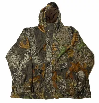 Cabelas Dry-Plus Men’s Hooded Camo Hunting Jacket Sz XL AG6 • $70